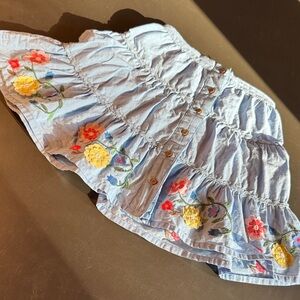 Mini Boden Floral Skirt